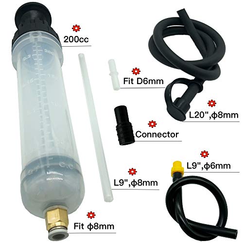 Junchi Oil Suction Gun-Remove and Add Transmission Oil, Gear Oil & Other Vehicle Fluids 200CC