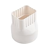 UFURMATE Downspout Adapter, 1 Piece PVC 8.7 x 6.5cm
