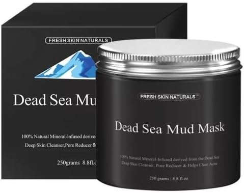 Fresh Skin Natural Dead Sea Mud Mask, 8.8 oz, Pack of 2
