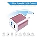 USB Charging Block, Ailkin Dual Port Wall Charger, USB Box Power Adapter Cube Charge Base, USB Charger Plug Power Brick Compatible with Phone X 8 7 6, Samsung S9 S8 S7, LG, ZTE, Kindle and More