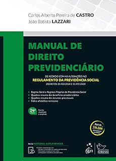 Livro Manual de direito previdenciário