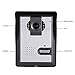AMOCAM Wired Video Intercom Doorbell System 7 Inches LCD Monitor Video Door Phone Kits Support Monitoring,Unlock,Dual-Way Door Intercom for Villa Apartment Home Security Systems Indoor Outdoor