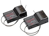 Tactic TR625 SLT 2.4GHz 6Ch Rx Twin Antennas (2-Pack)