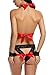 Avidlove Womens Lingerie Lace Babydoll Halter Bodysuit One Piece Teddy