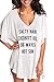 Youngbox Women Plus Size Beach Wear Cover Up Letter Printed Beach Tunic