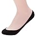 Ndoobiy 6 Pairs Women’s No Show Socks Nonslip Invisible Socks Low Cut Liner Summer Socks for Flats High Heels Black
