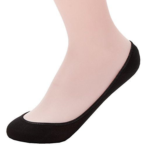 Ndoobiy 6 Pairs Women's No Show Socks Nonslip Invisible Socks Low Cut Liner Summer Socks for Flats High Heels Assort - Thumbnail 3