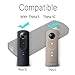 Theta S Cover Case with Cleaning Pen Kit, Silicone Cover for Ricoh Theta S 360 Camera ONLY by HOLACA (Black)