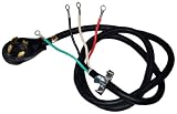 Whirlpool PT400L Dryer Power Cord, Black