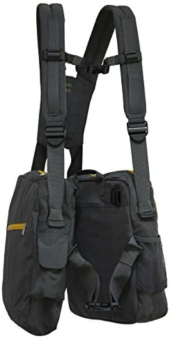 BackTpack 4 Ergonomic Backpack, School Bag, Laptop Case, Pewter/Mimosa