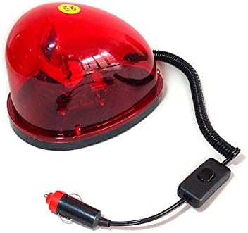 Amazon Co Jp 回転灯 パトランプ 赤 12v用 D121r 車 バイク