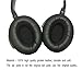 Replacement Oval Ear Pads Pad Cushion for JVC HA-NC250 HA-NC260 NC100 Noise Cancelling Headphones (100% Protein Leather)