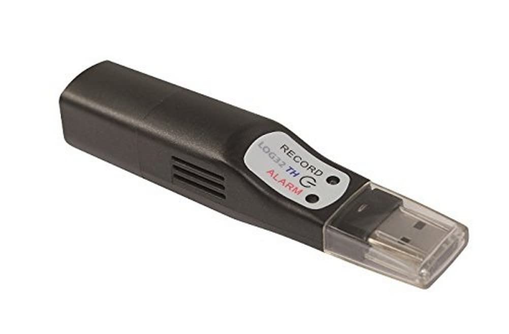 TFA Dostmann LOG32 TH Temperature and Humidity Data Logger 6000 Records Memory + Free Software + Status & Alarm LED โ image 1