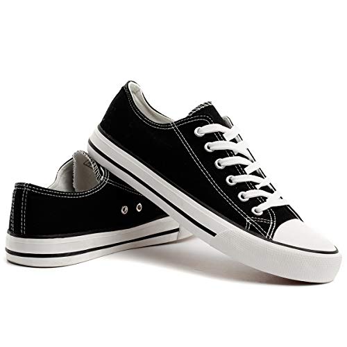 ZGR Mens Canvas Sneakers Low Top Casual Shoes