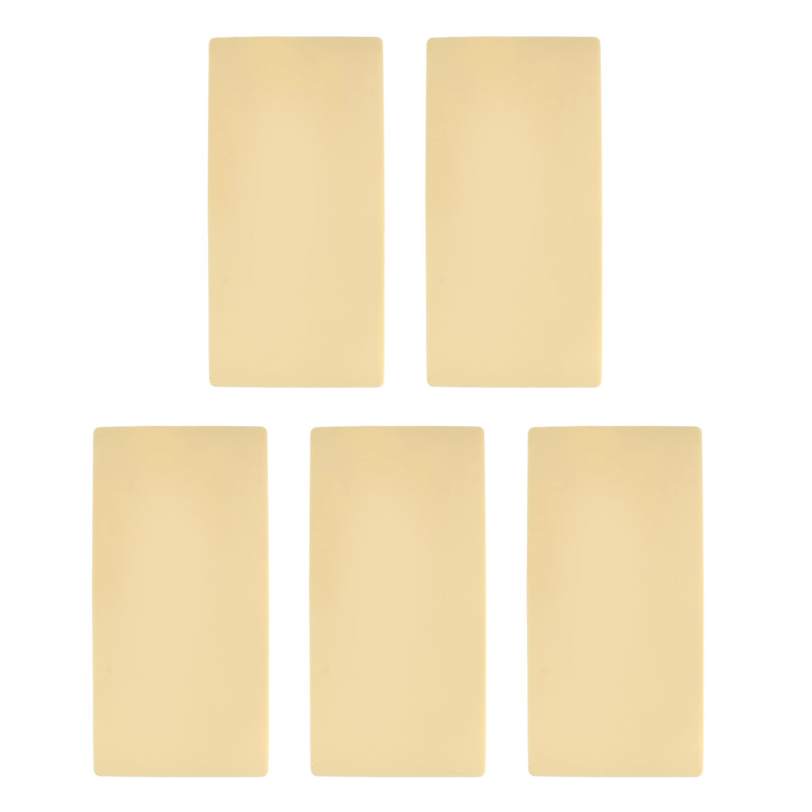 5Pcs Tattoo Practice Skin 3mm Thick Artificial Skin Double Sided Professional Silicone Tattoo Skin for Practice for Beginners Makeup False Practice Skin 30 X 15cm