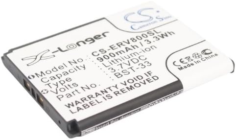 VINTRONS Rechargeable Battery 900mAh For Sony-Ericsson C903, W660i, W705, W900i, Yari, Satio U1a, Z530i, P990i