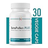 Prostate Support with Beta Sitosterol, Pollen Extract and Lycopene - BetaPollen Plus Prostate Support - Stop Aging Now - 30 Veggie Caps