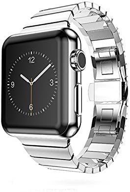 Apple Watch Band Link Bracelet 316L Stainless Steel (Silver 38mm)