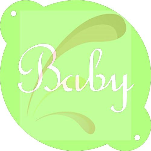 Baby, shower, newborn, Cookie stencil, Cake Stencil, Coffee Stencil, Candy Stencil, Cupcake stencil for Royal Icing, powders, sugars, edible glitters and Airbrushing