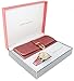 Gino Milano Women's Gold Leather Band Watch & Matching Tri-Fold Wallet Set - Blush