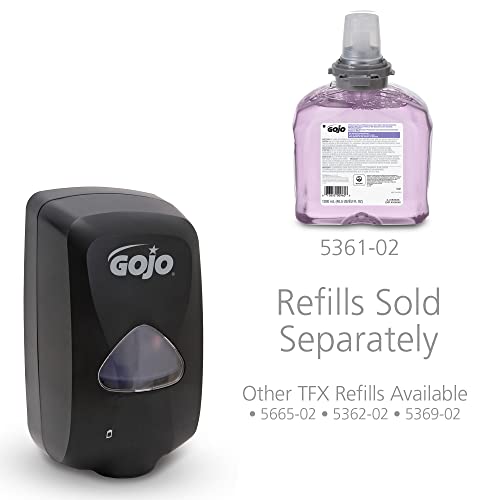 GOJO TFX TouchFree Foam Hand Soap Dispenser, Black, for 1200 mL GOJO