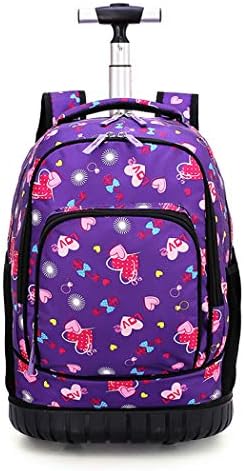 YUB Rolling Backpack Luggage for Schooling & Travel, 18 inch Multifunction Wheeled Backpacks for Kids and Students