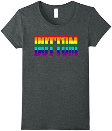 Womens Gay Man Shirt Bottom Gay T Shirt Gay Flag Small Dark Heather