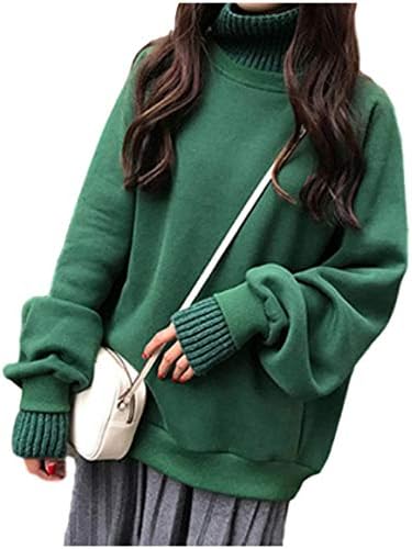 Cion Women’s Sweatshirt Top, Sweatshirt, Knit, Layered Style, High Neck
