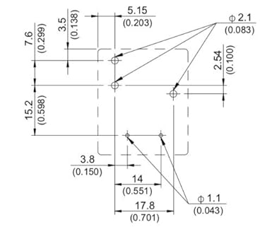Song Chuan 832aw 1a F C1 12vdc General Purpose Relay 1a Spno Quick Flanged