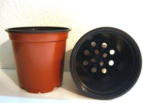 4 X 3.5in Pots With Holes Pots For Plants Cuttings &amp; Seedlings (25 Pack)