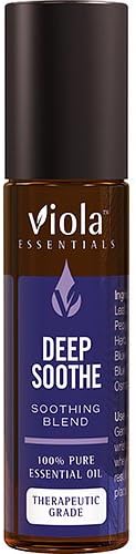 Pain Relieving Rollon Blend 10ml - 100% Pure Thereapeutic Oil by Viola Essentials - Soothes Inflammation and Alleviates Pain | Aromatherapeutic.
