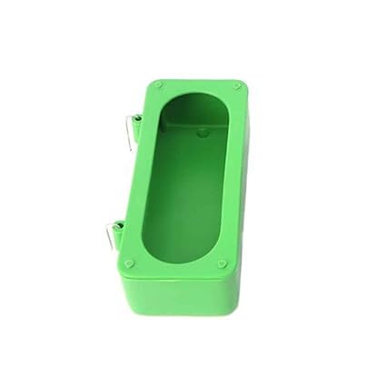 Censhaorme Pet Oiseaux En Plastique Vert Alimentaire