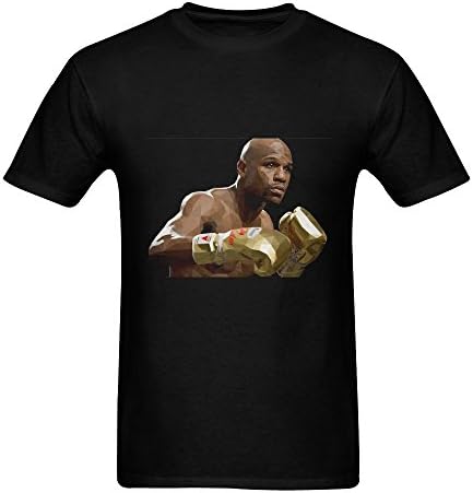 ALLIEED Men's Floyd Mayweather Jr. Gildan Sketching Photo T-shirt -XL