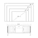 VASAGLE TV Cabinet for TVs up to 50 Inches, with 2 Open Shelves, Rustic TV Stand with Colorful Doors for Living Room, Entertainment Room, Office, Solid Wood Legs, Easy to Assemble, Brown ULTS05GL