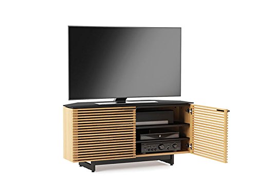 BDI Corner Media Cabinet 8175 (White Oak)