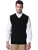 SSLR Men's Candy Color Sweater Vest Pullover