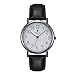 AIBI Easy to Read Women's Watch 3ATM Waterproof Black Leather Strap Three Hands Dress 35mm Case Watch