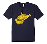 Men's West Virginia Take Me Home Distressed Vintage State T-shirt XL Navy