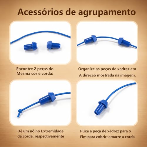 Desafio da Corda Inteligente – Jogo de Raciocínio Lógico e Estratégia, Quebra-Cabeça Educativo para Crianças e Adultos, Brinquedo Interativo para Desenvolver Concentração e Coordenação