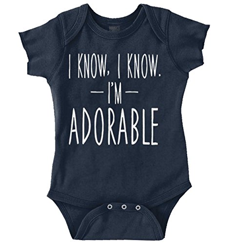 I'm Adorable New Parents Baby Shower Gifts Funny Saying Baby Onesie Bodysuit