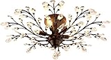 IJ INJUICY K9 Crystal Chandelier Led Ceiling Light