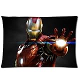 Movie Iron Man Custom Rectangle Pillowcase Covers Standard Size 20