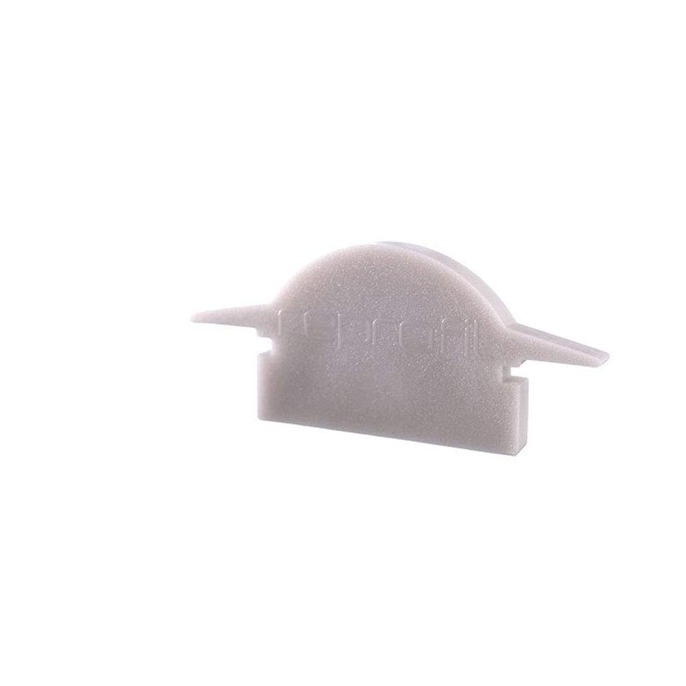 Reprofile end Cap L-ET-01-10, Grey, 25 mm, 2 Pieces