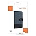 kwmobile Wallet Case for Sony Xperia X - Fabric and PU Leather Flip Cover with Card Slots and Stand - Dark Blue Black