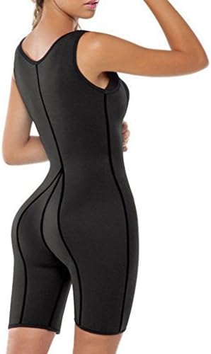 Women Sauna Body Shaper Sweat Suit Sleeve Spa Cami Hot Neoprene Slimming Workout Vest Weight Loss Top
