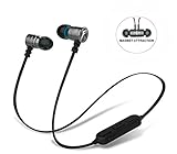 #1 Sport Headphones Bluetooth Wireless Noise Cancelling Sweat Proof Earphones with Microphone and Volume Control Suitable for Men & Women, Perfect for Running Sports Best for iPhone & Android by Funkz