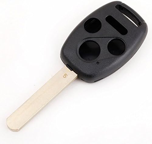 SHANG MEDING Just the Case Keyless Entry Remote Head Key Combo Fob Shell Blade Remote Flip Fob Car Key Shell Case with Screwdriver for Honda Accord NO Chip Car Key Cover Protector