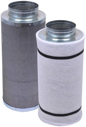 Triprel Inc 6" x 22" Grow Room Coconut Activated Charcoal Carbon Filter for Hydroponic Indoor Garden