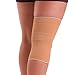 BraceAbility Elastic Slip-on Knee Sleeve | Flexible Fabric Knee Pain Compression Bandage for Stretchy, Lightweight & Comfortable Support (2XL)