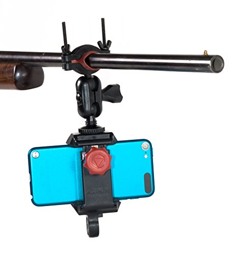 Universal Smartphone Mount For Shotgun Barrel, Rifle Barrel, Fishing Pole Camera Sportsman Mount